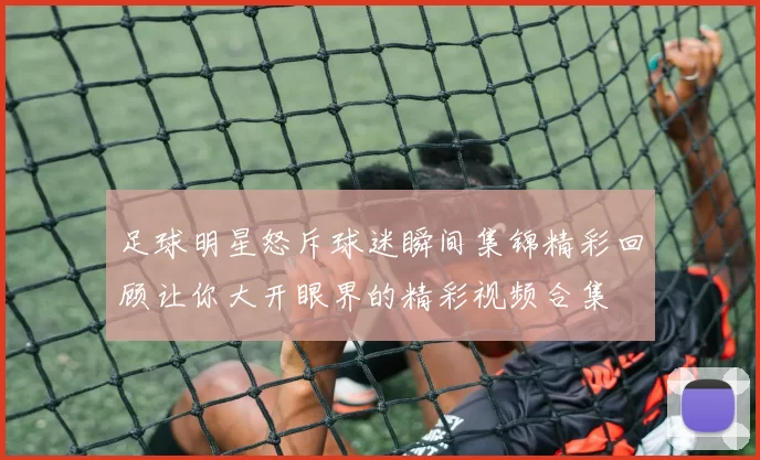 足球明星怒斥球迷瞬间集锦精彩回顾让你大开眼界的精彩视频合集